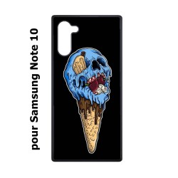 Coque pour Samsung Galaxy Note 10 Ice Skull - Crâne Glace - Cône Crâne - skull art
