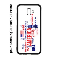 Coque pour Samsung Galaxy J6 Plus / J6 Prime USA lovers - drapeau USA - patriot