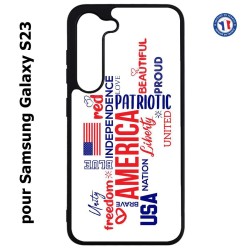 Coque pour Samsung Galaxy S23 USA lovers - drapeau USA - patriot