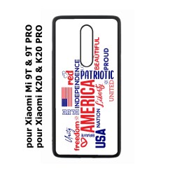 Coque pour Xiaomi Mi 9T-Mi 9T PRO - Redmi K20-K20 PRO USA lovers - drapeau USA - patriot