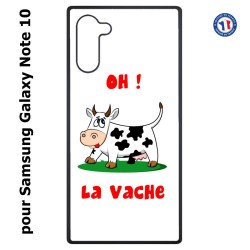 Coque pour Samsung Galaxy Note 10 Oh la vache - coque humoristique