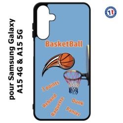 Coque pour Samsung Galaxy A15-4G & A15-5G - fan Basket