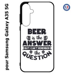 Coque pour Samsung Galaxy A35-5G - Beer is the answer Humour Bière
