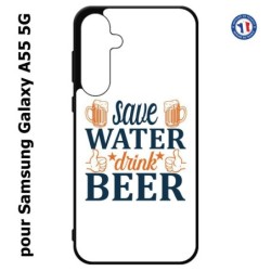 Coque pour Samsung Galaxy A55-5G - Save Water Drink Beer Humour Bière