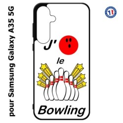 Coque pour Samsung Galaxy A35-5G - J'aime le Bowling