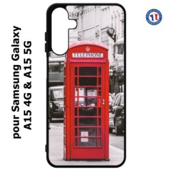 Coque pour Samsung Galaxy A15-4G & A15-5G - Cabine téléphone Londres - Cabine rouge London