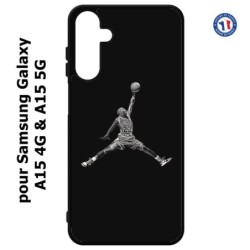 Coque pour Samsung Galaxy A15-4G & A15-5G - Michael Jordan 23 shoot Chicago Bulls Basket