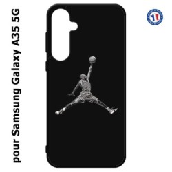 Coque pour Samsung Galaxy A35-5G - Michael Jordan 23 shoot Chicago Bulls Basket