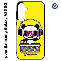 Coque pour Samsung Galaxy A35-5G - PANDA BOO© DJ music - coque humour