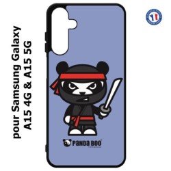 Coque pour Samsung Galaxy A15-4G & A15-5G - PANDA BOO© Ninja Boo noir - coque humour