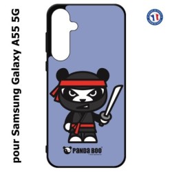 Coque pour Samsung Galaxy A55-5G - PANDA BOO© Ninja Boo noir - coque humour
