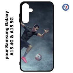 Coque pour Samsung Galaxy A15-4G & A15-5G - Cristiano Ronaldo club foot Turin Football course ballon
