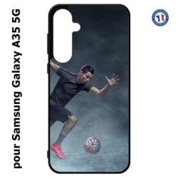 Coque pour Samsung Galaxy A35-5G - Cristiano Ronaldo club foot Turin Football course ballon