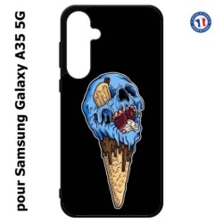 Coque pour Samsung Galaxy A35-5G - Ice Skull - Crâne Glace - Cône Crâne - skull art