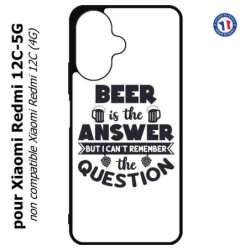 Coque pour Xiaomi Redmi 13C 5G - Beer is the answer Humour Bière