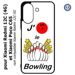 Coque pour Xiaomi Redmi 13C (4G) / Poco C65 - J'aime le Bowling