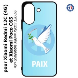 Coque pour Xiaomi Redmi 13C (4G) / Poco C65 - blanche Colombe de la Paix