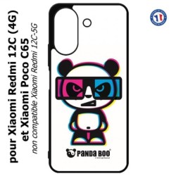 Coque pour Xiaomi Redmi 13C (4G) / Poco C65 - PANDA BOO© 3D - lunettes - coque humour