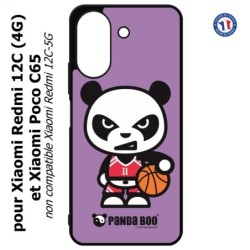 Coque pour Xiaomi Redmi 13C (4G) / Poco C65 - PANDA BOO© Basket Sport Ballon - coque humour