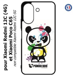 Coque pour Xiaomi Redmi 13C (4G) / Poco C65 - PANDA BOO© paintball color flash - coque humour
