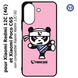 Coque pour Xiaomi Redmi 13C (4G) / Poco C65 - PANDA BOO© Ninja Kung Fu Samouraï - coque humour