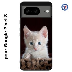 Coque pour Google Pixel 8 Bébé chat tout mignon - chaton yeux bleus
