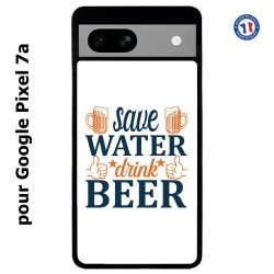 Coque pour Google Pixel 7a Save Water Drink Beer Humour Bière