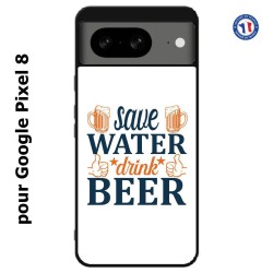 Coque pour Google Pixel 8 Save Water Drink Beer Humour Bière