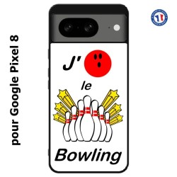 Coque pour Google Pixel 8 J'aime le Bowling