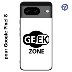 Coque pour Google Pixel 8 Logo Geek Zone noir & blanc