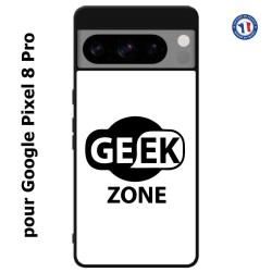 Coque pour Google Pixel 8 Pro Logo Geek Zone noir & blanc