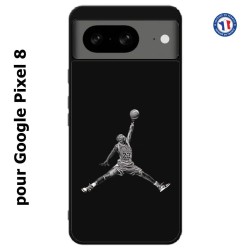 Coque pour Google Pixel 8 Michael Jordan 23 shoot Chicago Bulls Basket