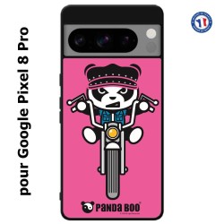 Coque pour Google Pixel 8 Pro PANDA BOO© Moto Biker - coque humour