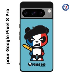 Coque pour Google Pixel 8 Pro PANDA BOO© Français béret baguette - coque humour