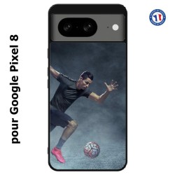 Coque pour Google Pixel 8 Cristiano Ronaldo club foot Turin Football course ballon