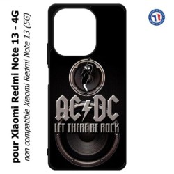 Coque pour Xiaomi Redmi Note 13-4G groupe rock AC/DC musique rock ACDC