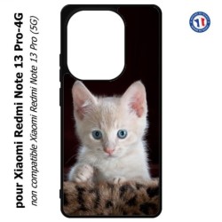 Coque pour Xiaomi Redmi Note 13 Pro-4G Bébé chat tout mignon - chaton yeux bleus
