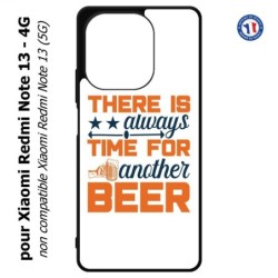 Coque pour Xiaomi Redmi Note 13-4G Always time for another Beer Humour Bière
