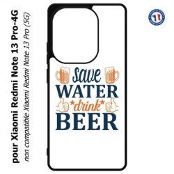 Coque pour Xiaomi Redmi Note 13 Pro-4G Save Water Drink Beer Humour Bière