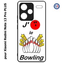 Coque pour Xiaomi Redmi Note 13 Pro PLUS J'aime le Bowling