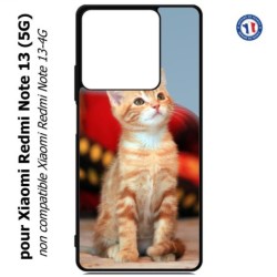 Coque pour Xiaomi Redmi Note 13 (5G) Adorable chat - chat robe cannelle