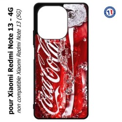 Coque pour Xiaomi Redmi Note 13-4G Coca-Cola Rouge Original