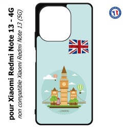 Coque pour Xiaomi Redmi Note 13-4G Monuments Londres - Big Ben