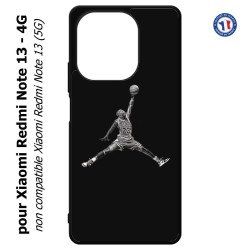 Coque pour Xiaomi Redmi Note 13-4G Michael Jordan 23 shoot Chicago Bulls Basket