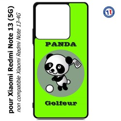 Coque pour Xiaomi Redmi Note 13 (5G) Panda golfeur - sport golf - panda mignon