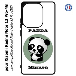 Coque pour Xiaomi Redmi Note 13 Pro-4G Panda tout mignon