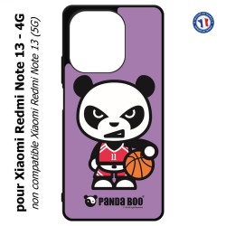 Coque pour Xiaomi Redmi Note 13-4G PANDA BOO© Basket Sport Ballon - coque humour