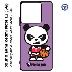 Coque pour Xiaomi Redmi Note 13 (5G) PANDA BOO© Basket Sport Ballon - coque humour