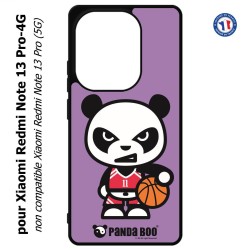 Coque pour Xiaomi Redmi Note 13 Pro-4G PANDA BOO© Basket Sport Ballon - coque humour