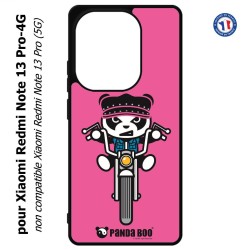 Coque pour Xiaomi Redmi Note 13 Pro-4G PANDA BOO© Moto Biker - coque humour